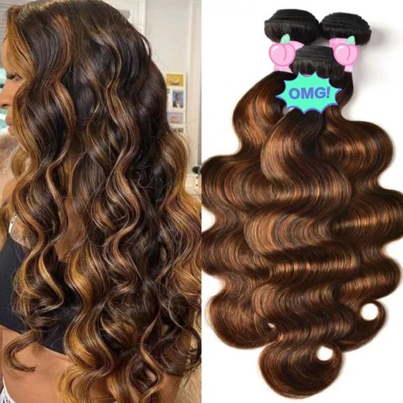 3 Human Hair Bundles - Picture 2 of 5